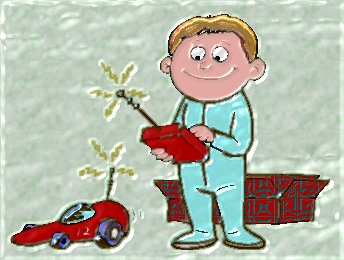 boy with toy