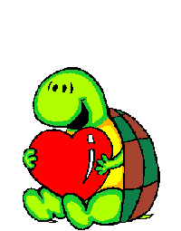 turtle with heart gif
