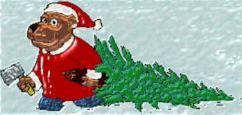 bear with tree