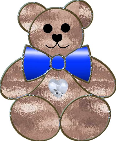 blue tie teddy