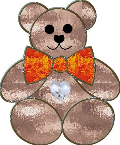 orange tie teddy