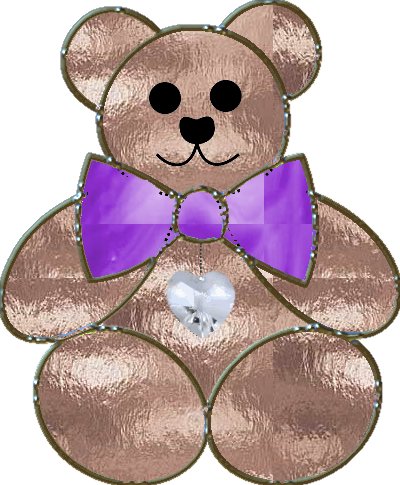 purple bow tie teddy