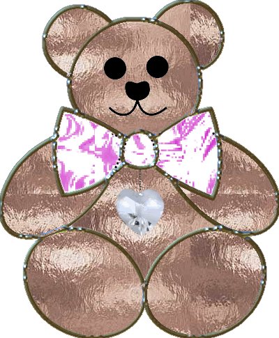 white and purple tie teddy